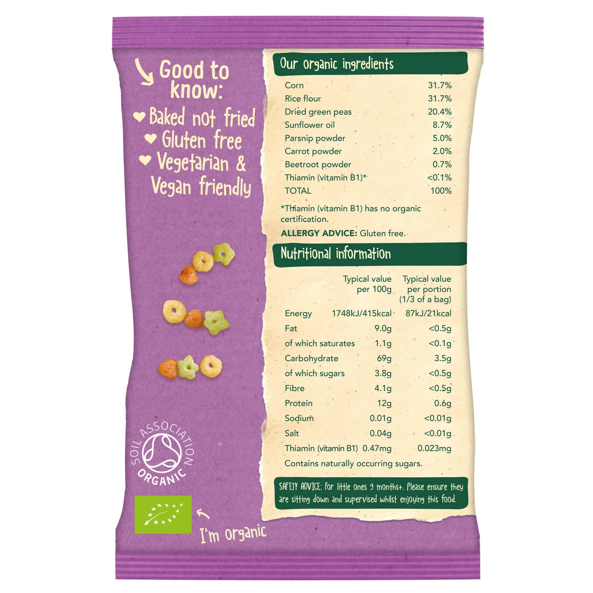 Organix Veggie Mini Mix Ups Organic Baby Foods McGrocer Direct   