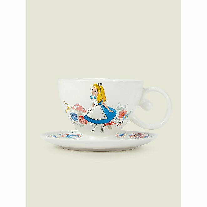 George Home Alice In Wonderland Cup And Saucer GOODS ASDA   