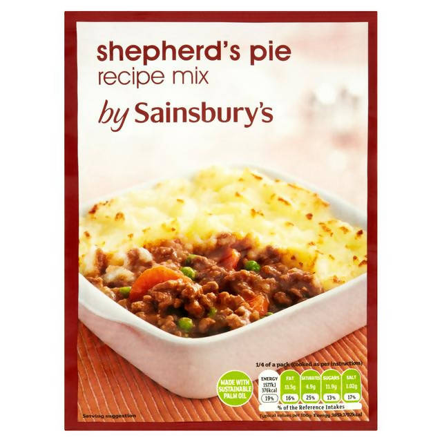 Sainsbury's Shepherd's Pie Mix 50g Traditional & packet sauces Sainsburys   