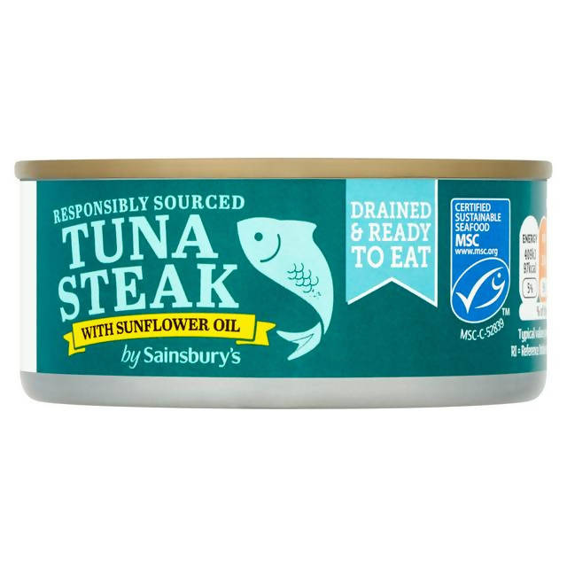 Sainsbury's Tuna Drained & Ready Oil 120g