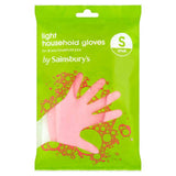 Sainsbury's Light Weight Gloves, Small Rubber gloves cloths & sponges Sainsburys   