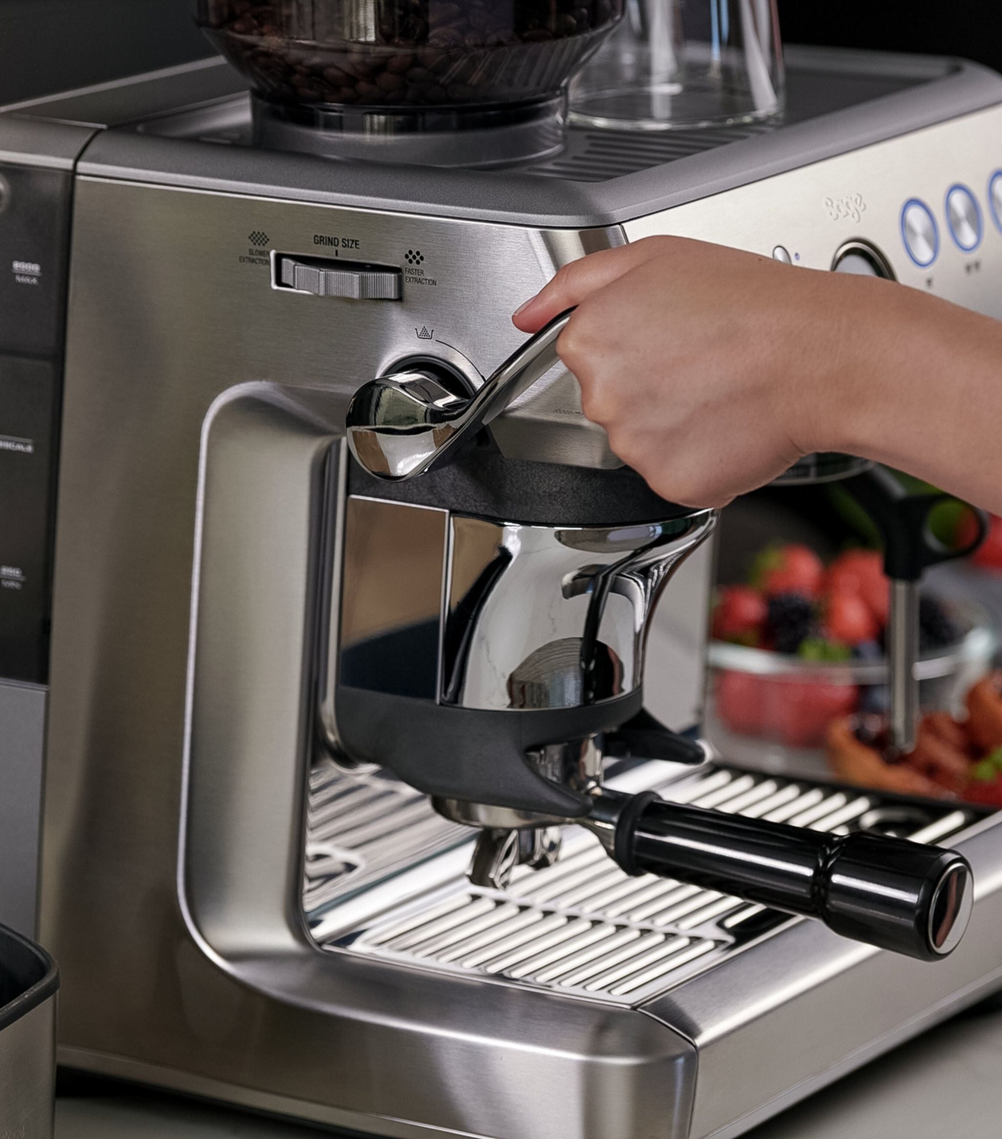 The Barista Express Impress Coffee Machine Tableware & Kitchen Accessories Harrods   
