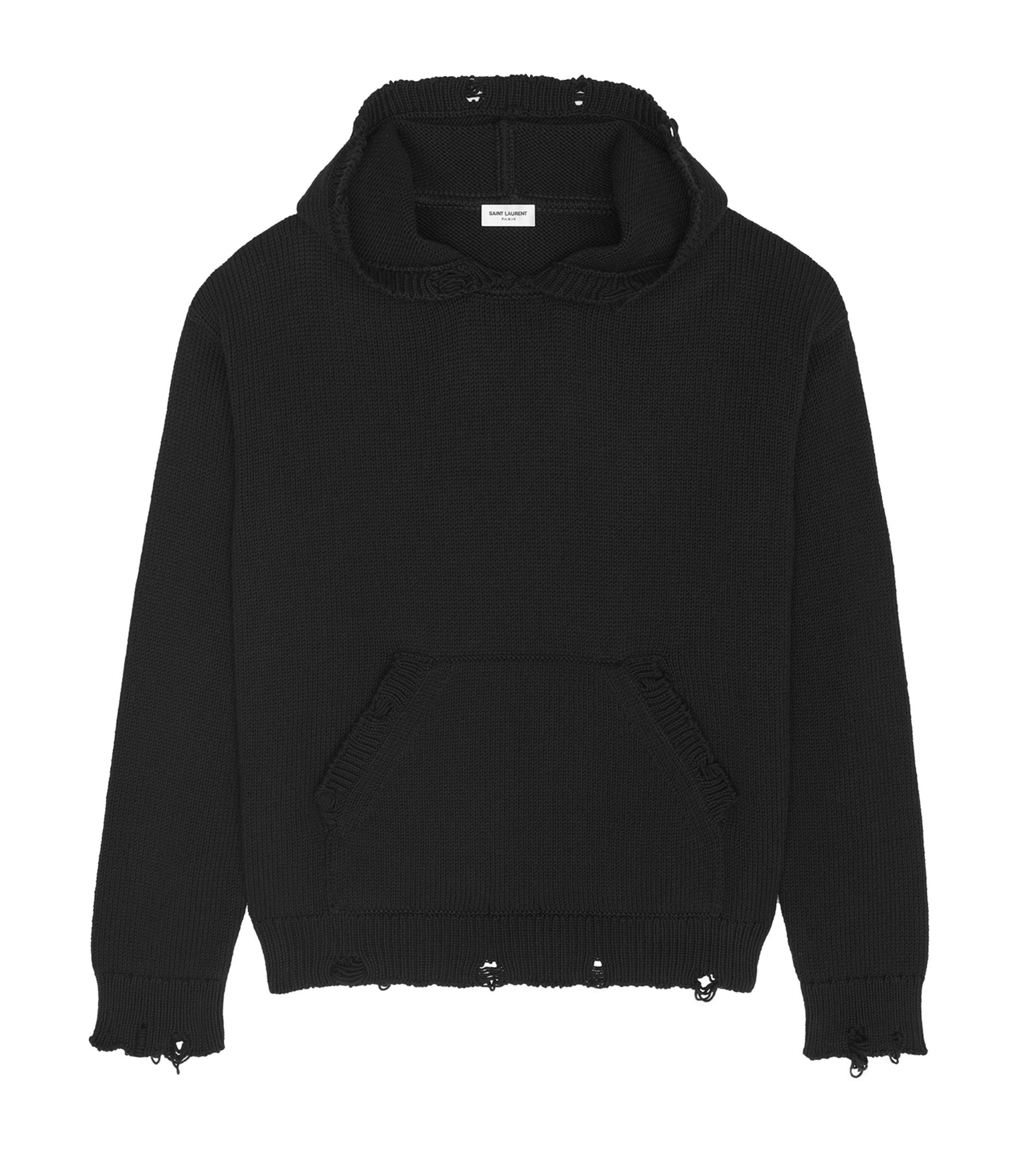 Cotton Distressed Hoodie GOODS Harrods   