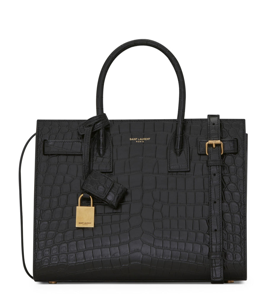 Croc-Embossed Sac de Jour