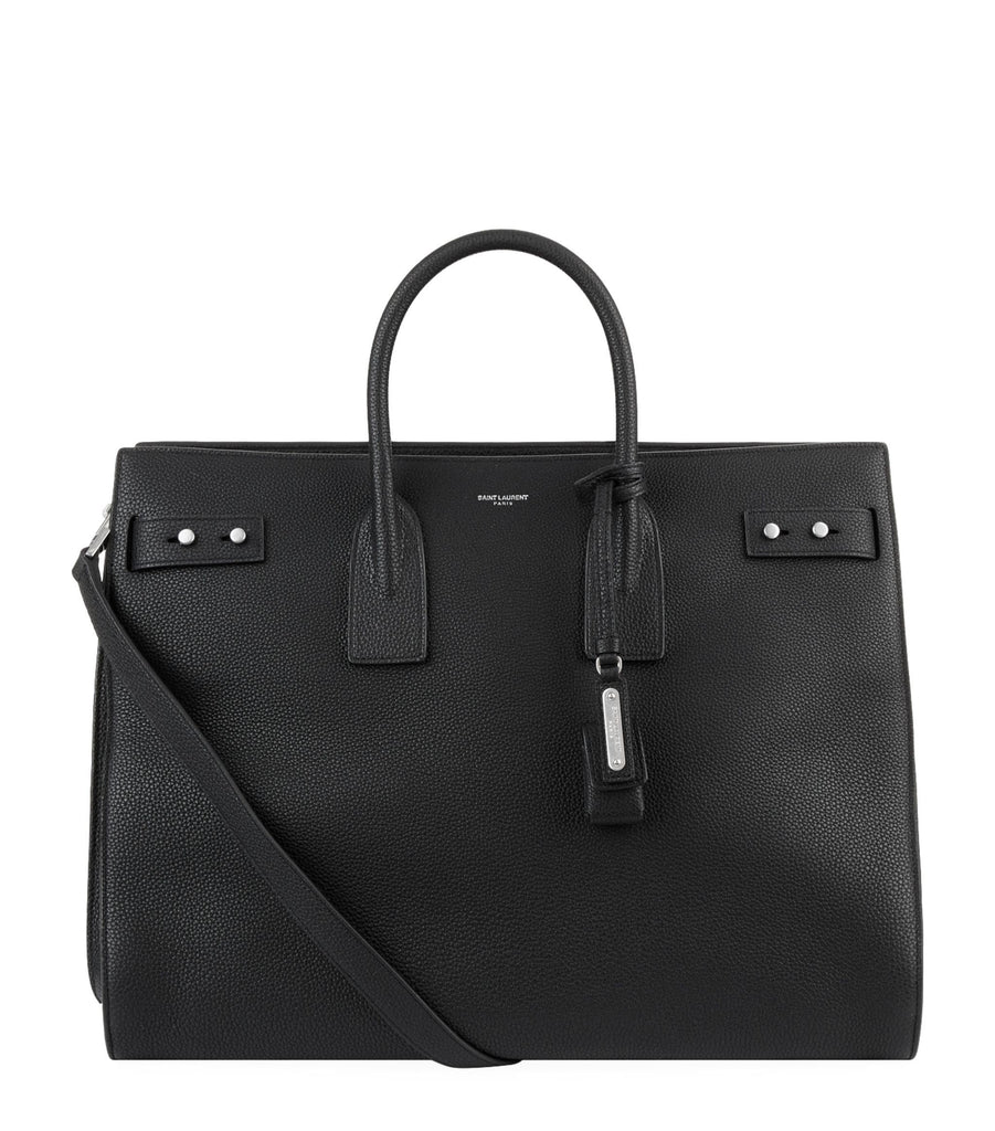 Grained Leather Sac De Jour Tote Bag