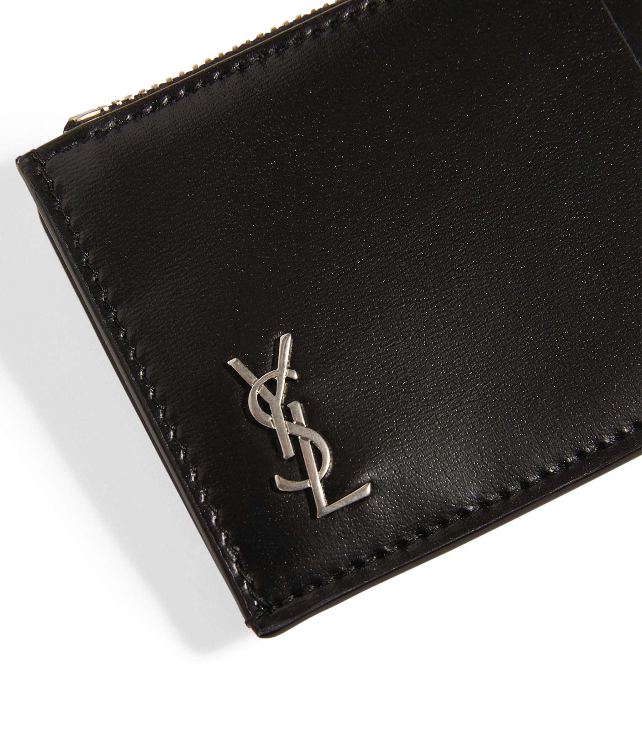 Leather Fragments Monogram Card Holder GOODS Harrods   