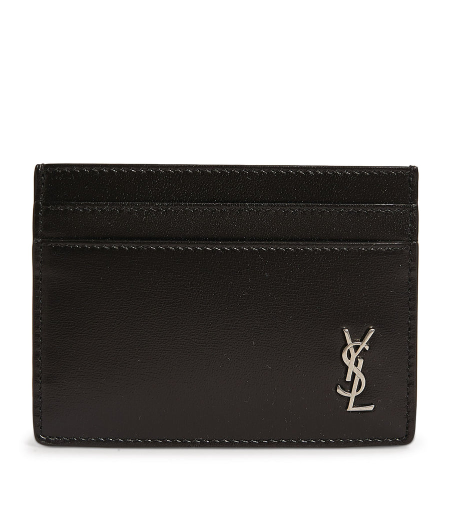 Leather Monogram Card Holder