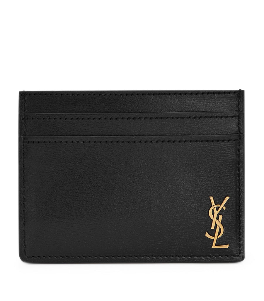 Leather Monogram Card Holder