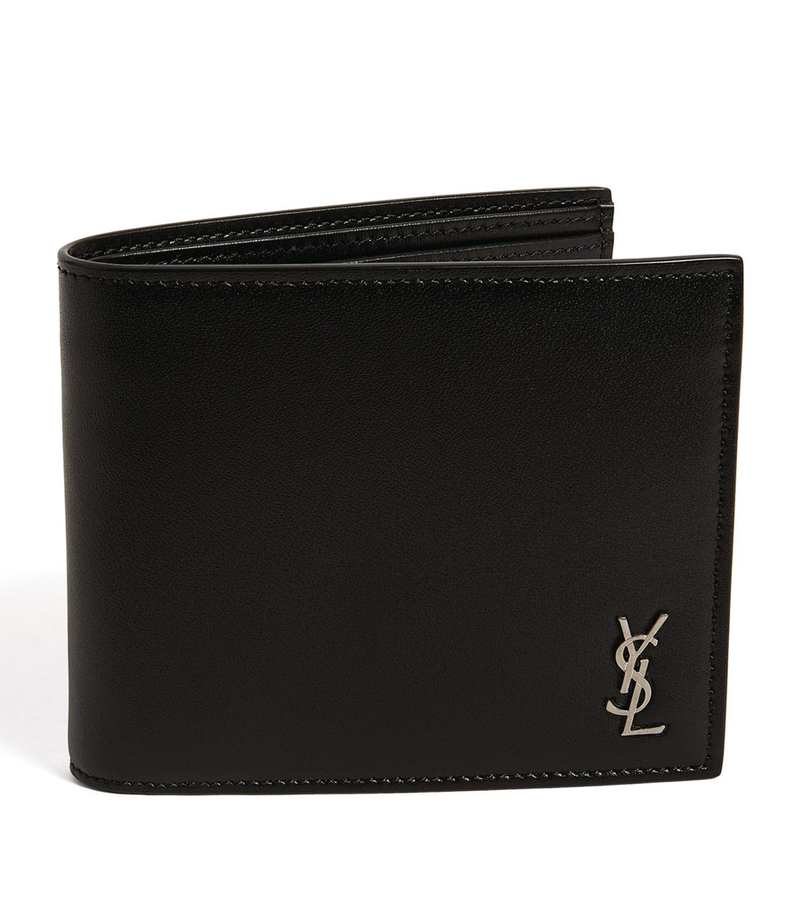 Leather Monogram East/West Wallet