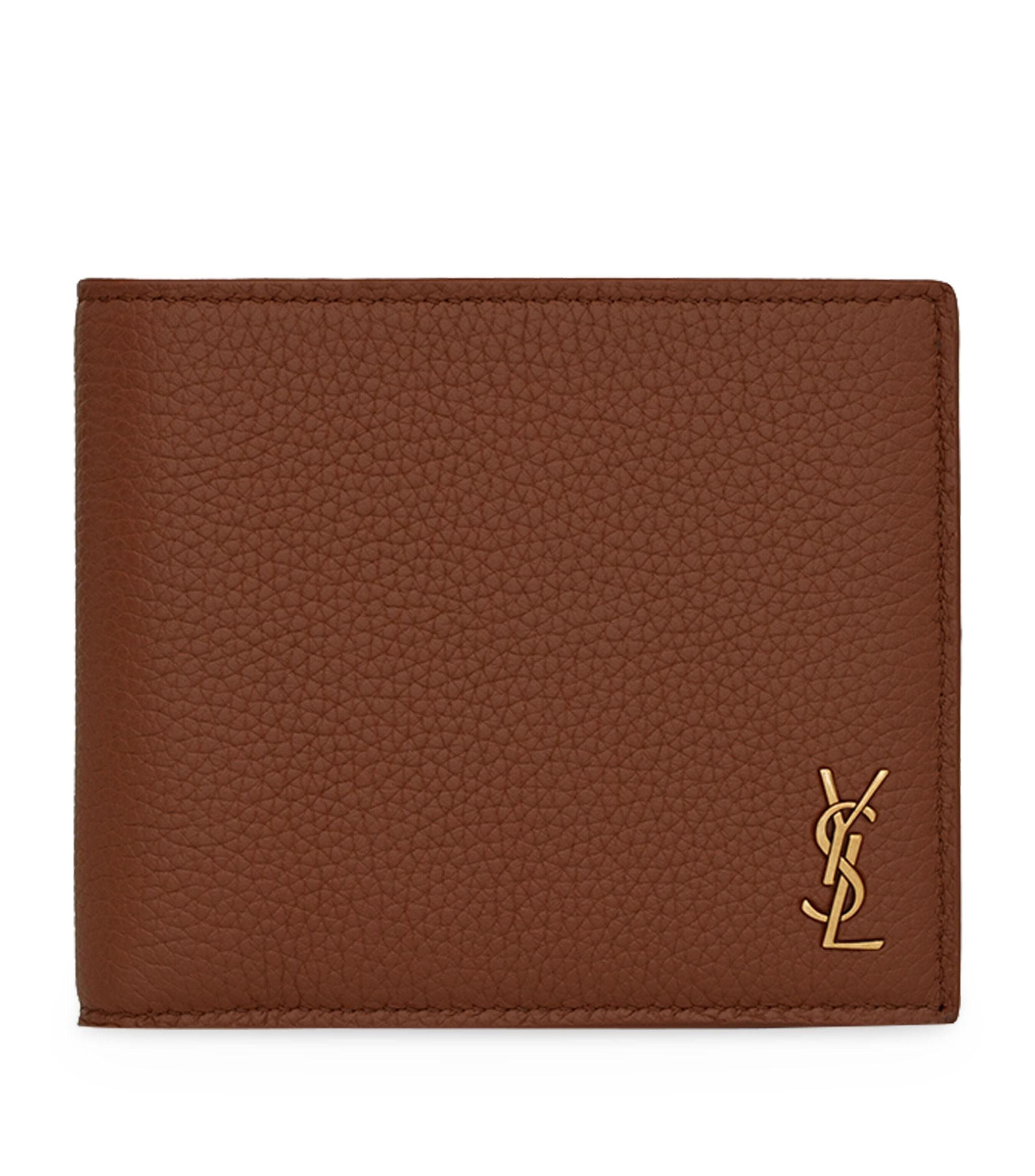 Leather Tiny Monogram East/West Wallet GOODS Harrods   