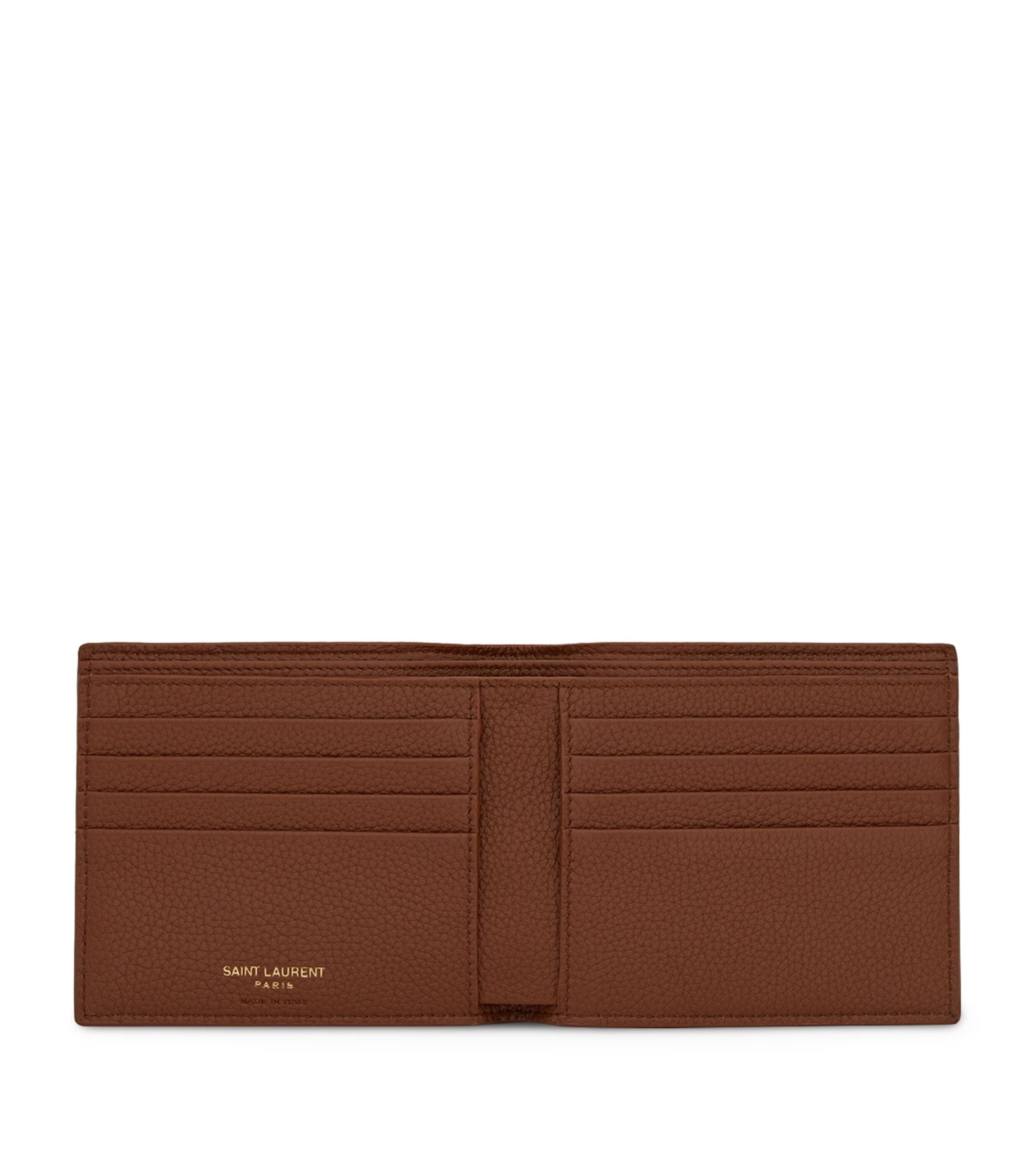 Leather Tiny Monogram East/West Wallet GOODS Harrods   