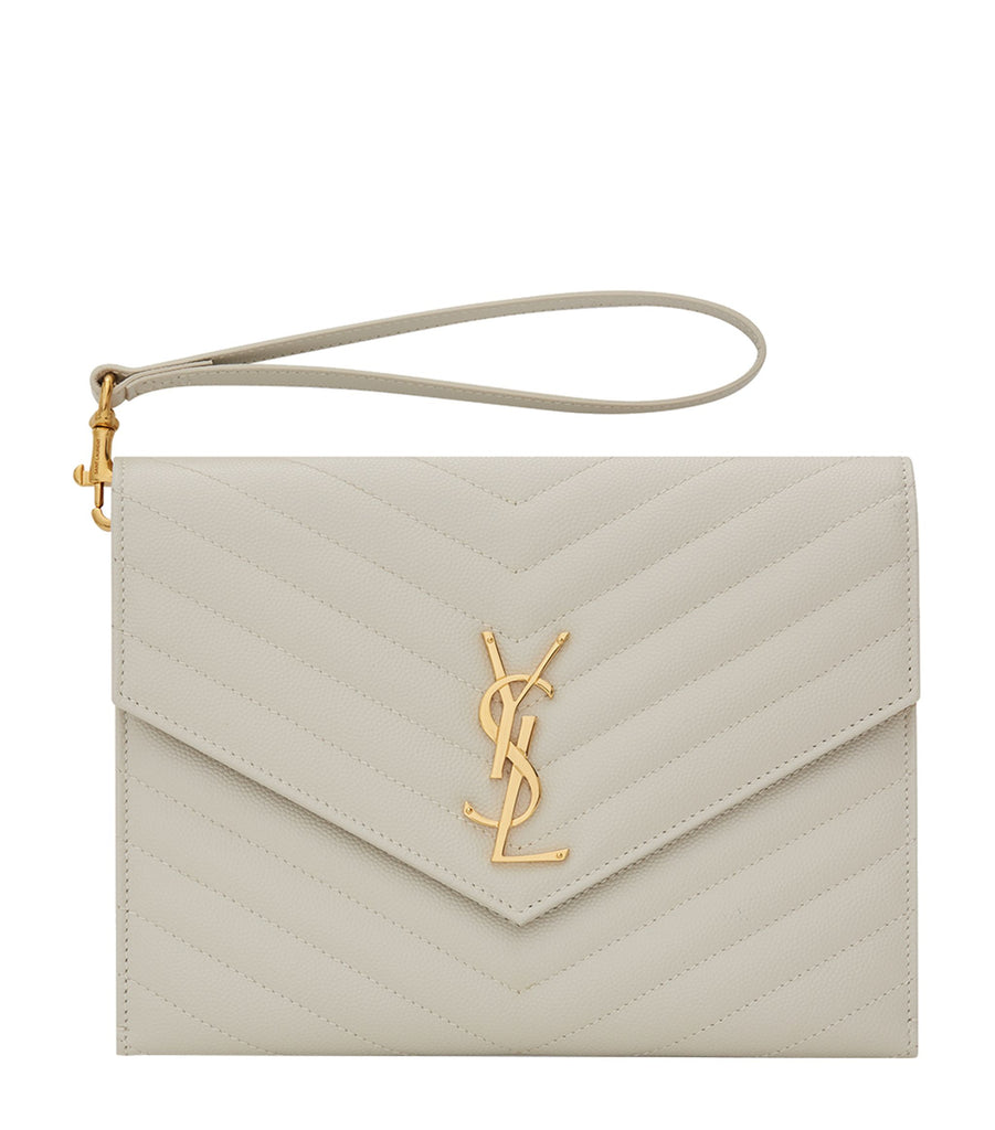 Monogram Saint Laurent Matelassé Clutch Pouch