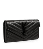 Monogram Saint Laurent Matelassé Large Flap Wallet GOODS Harrods   