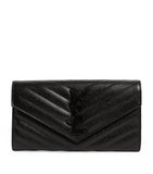 Monogram Saint Laurent Matelassé Large Flap Wallet GOODS Harrods   