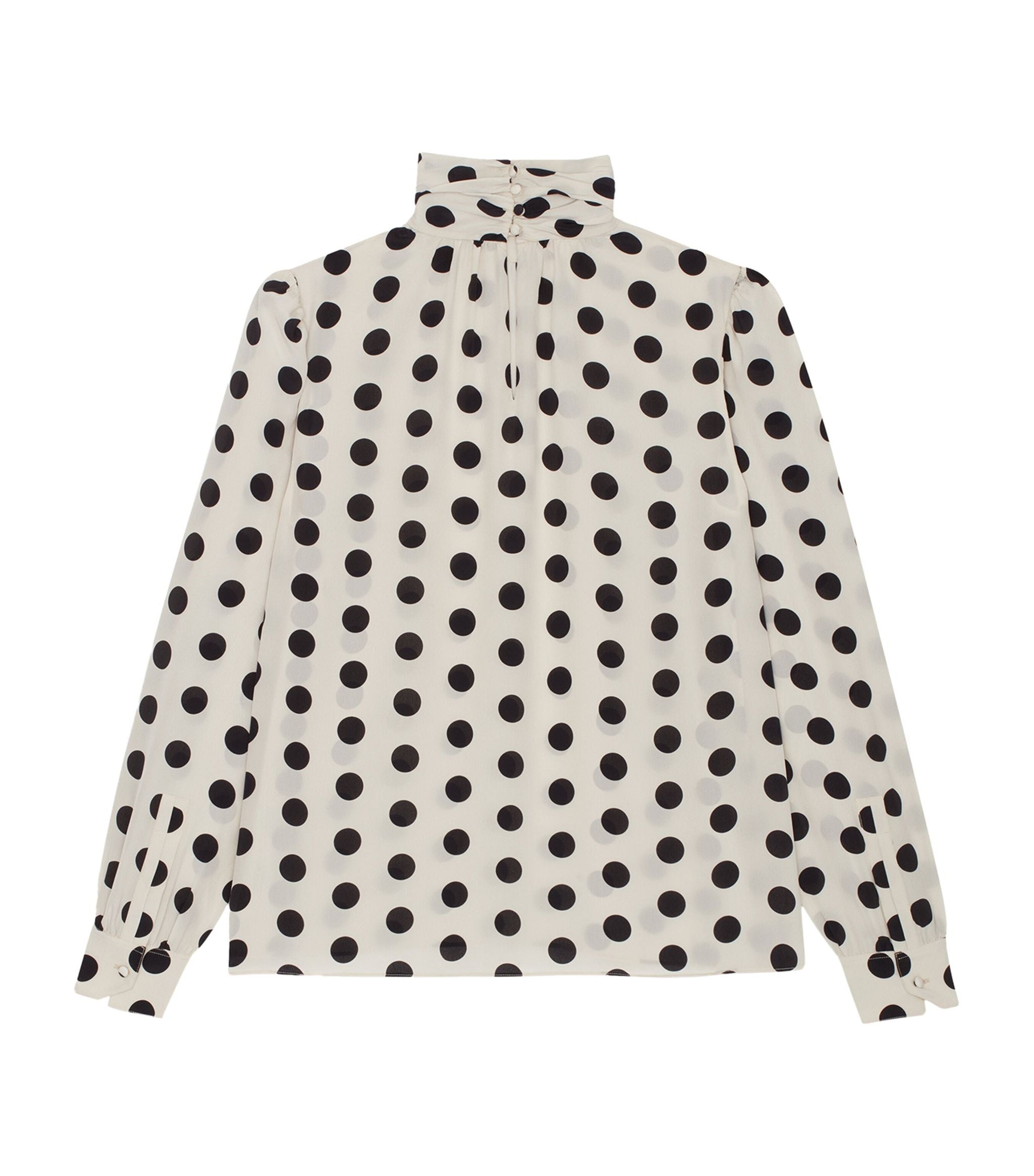 Silk Polka-Dot Blouse GOODS Harrods   