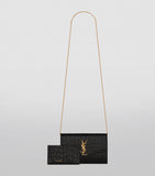 Uptown Croc-Embossed Chain Wallet GOODS Harrods   