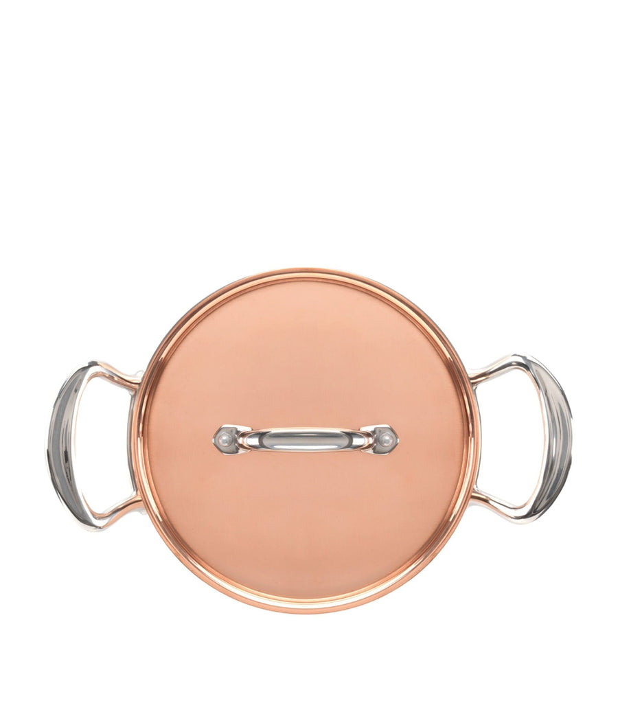 Copper Clad Casserole Pan with Lid (20cm)