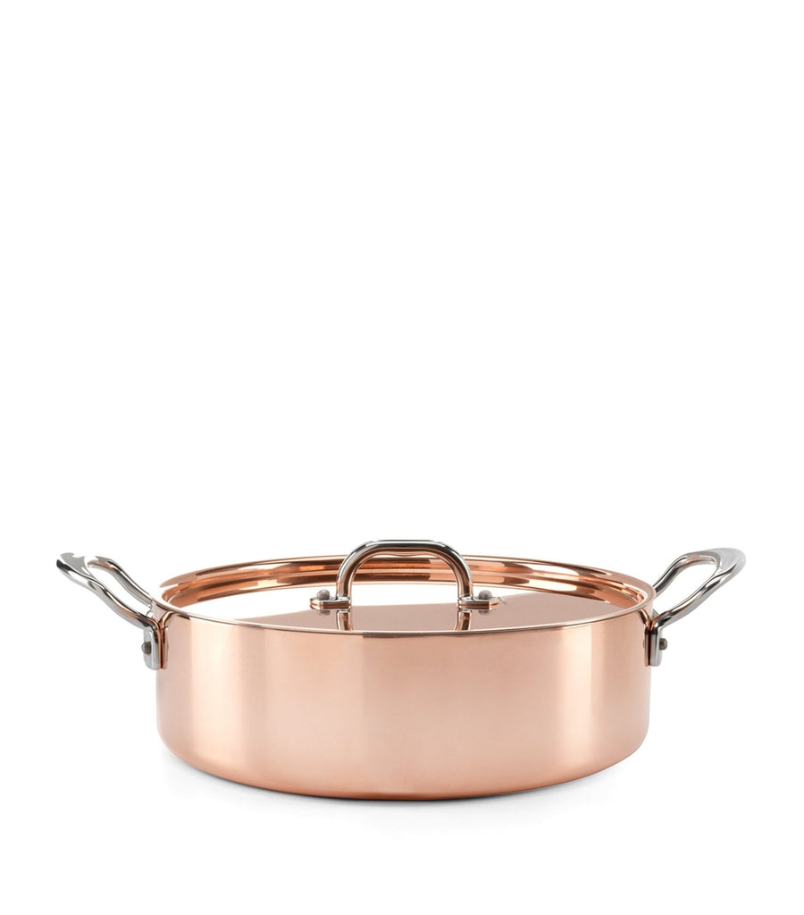 Copper Clad Saucepan with Lid (26cm)