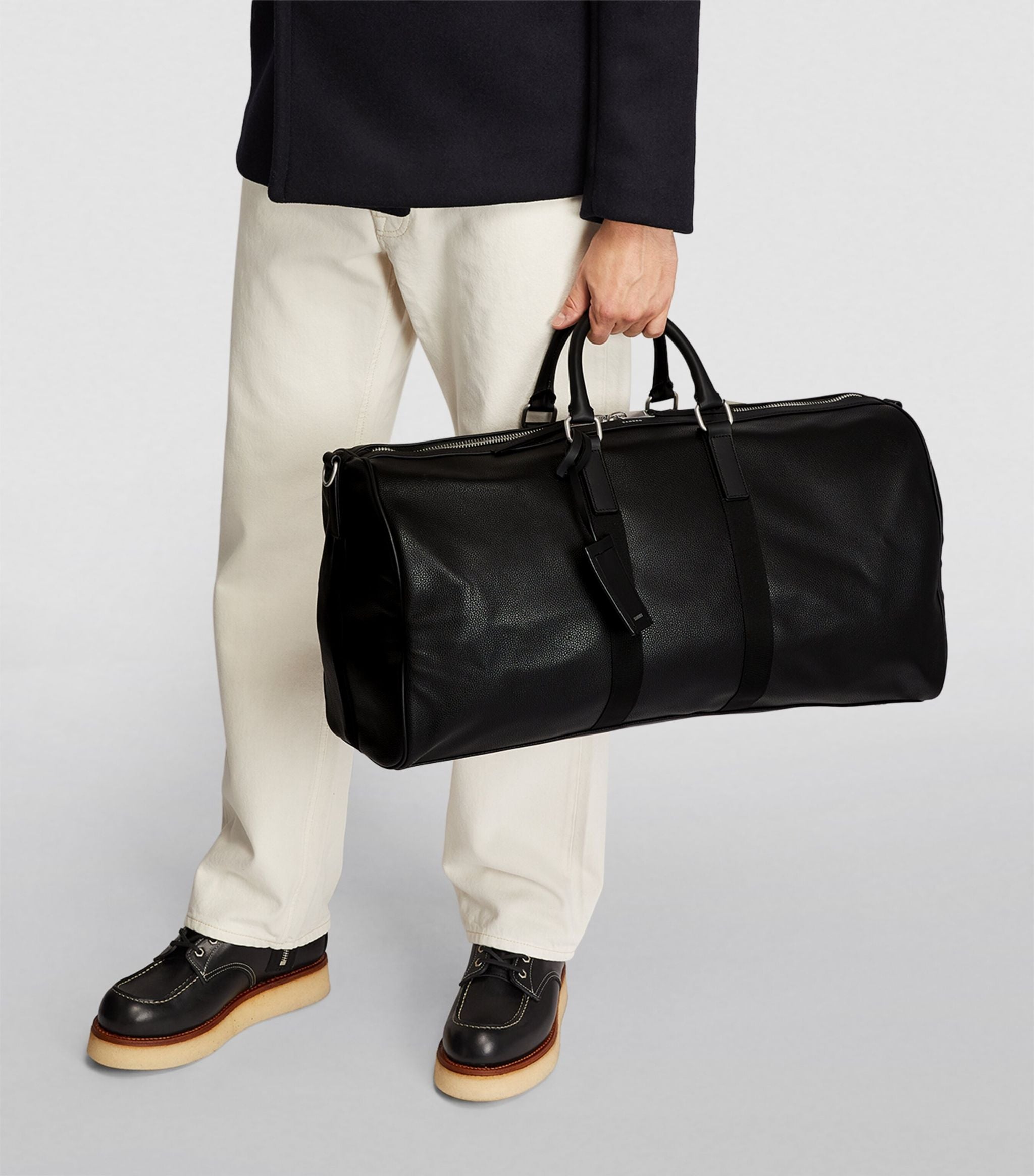 Faux 2025 leather duffle