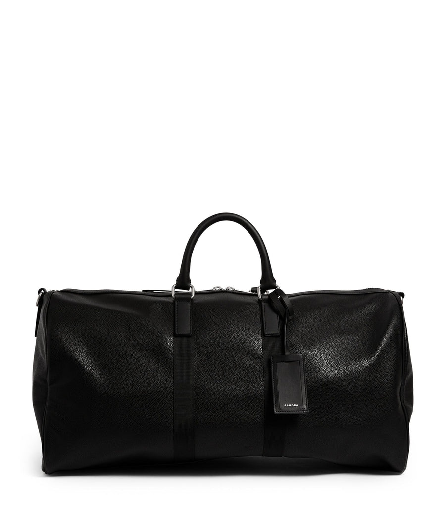 Faux Leather Duffle Bag