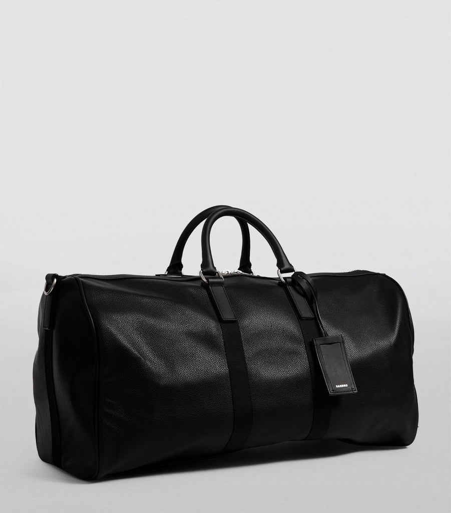 Faux Leather Duffle Bag