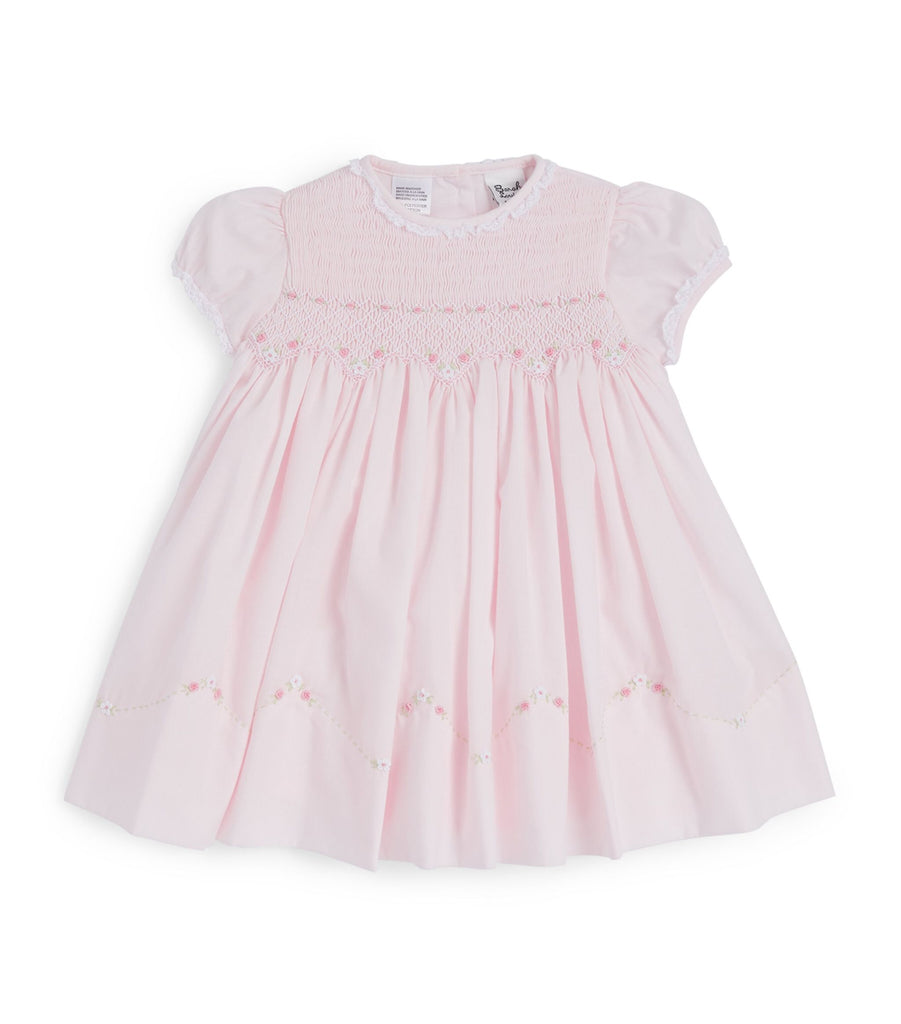 Embroidered Smocked Dress (3-18 Months)