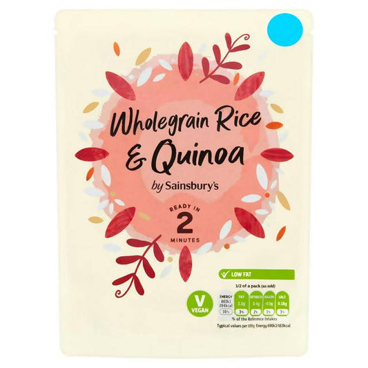 Sainsbury's Wholegrain Rice & Quinoa 250g rice Sainsburys   