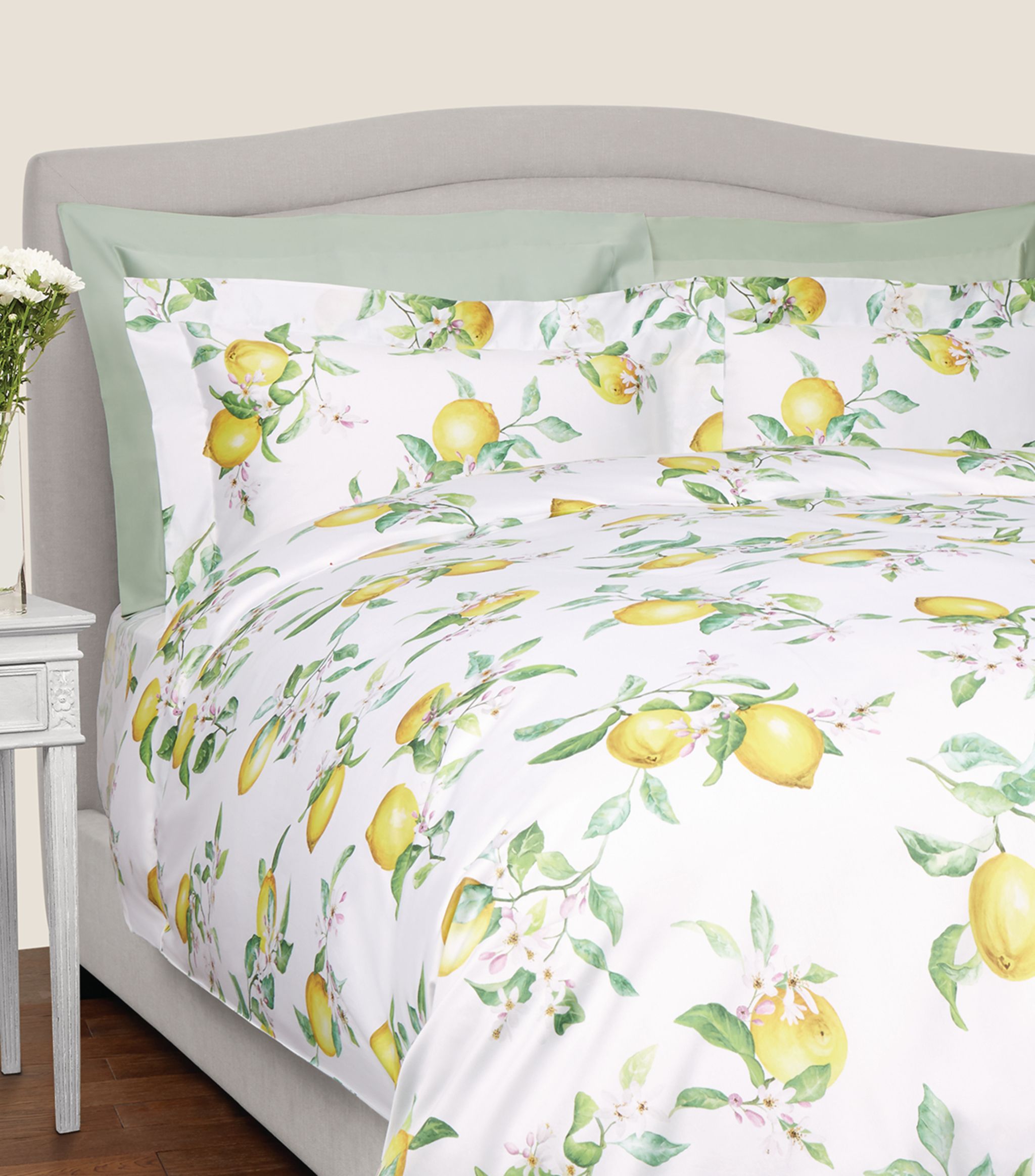 Zoe Super King Flat Sheet (280cm x 290cm) GOODS Harrods   