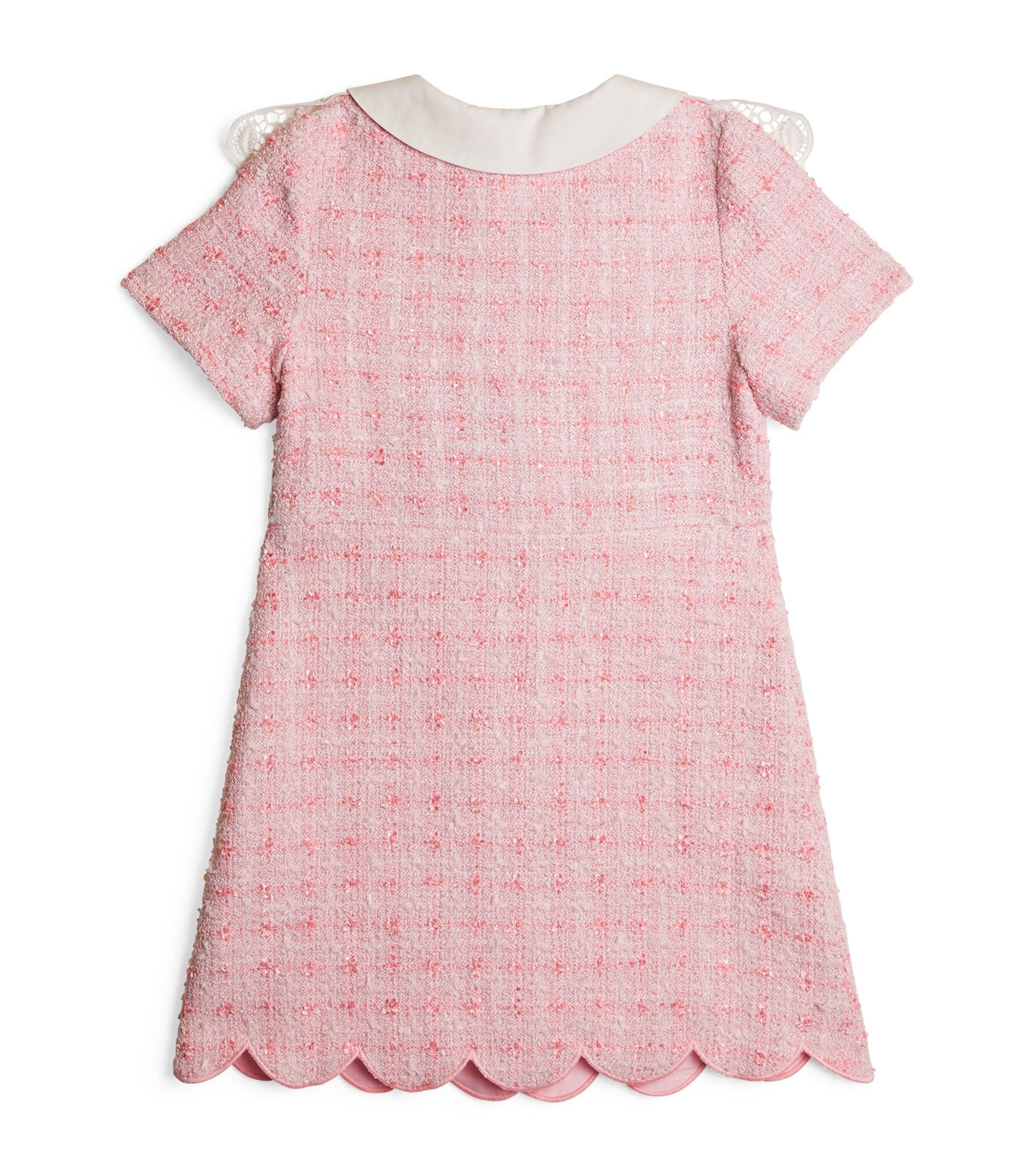 Scallop Lace-Trim Dress (3-10 Years) GOODS Harrods   