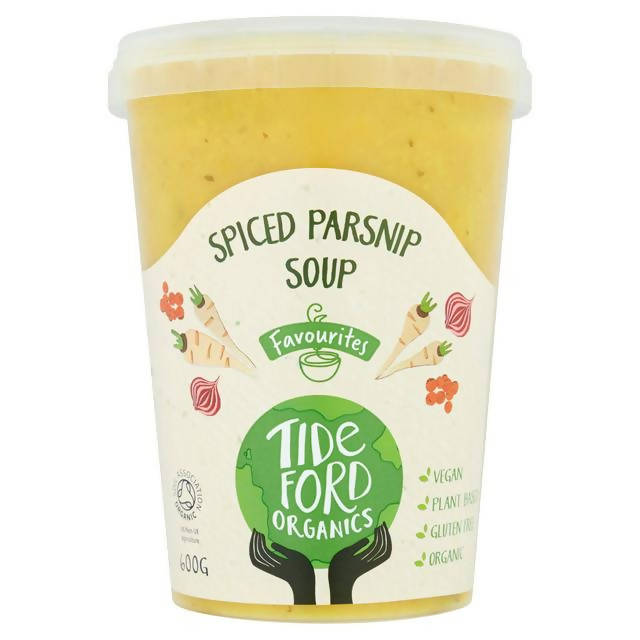 Tideford Organic Spiced Parsnip Soup 600g Soups Sainsburys   