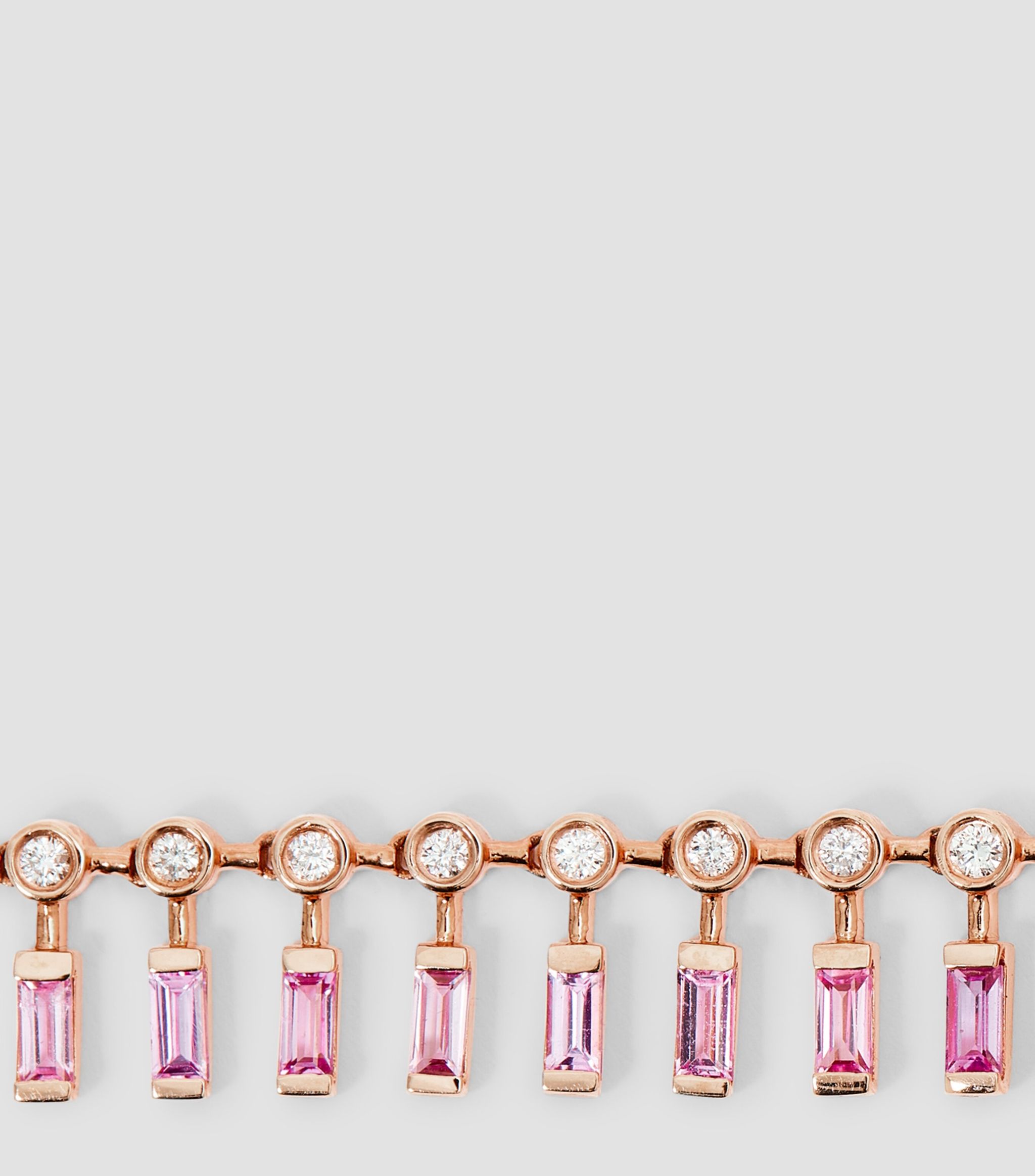 Rose Gold, Diamond and Pink Sapphire Dot-Dash Choker Miscellaneous Harrods   