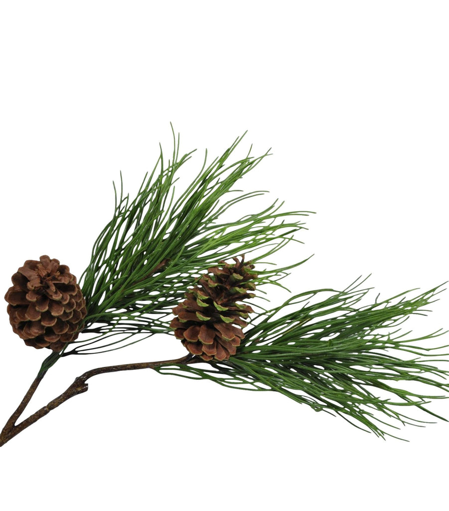 Faux Pinecone Branch