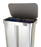 Rectangular Dual Compartment Recycle Bin (58L) GOODS Harrods   