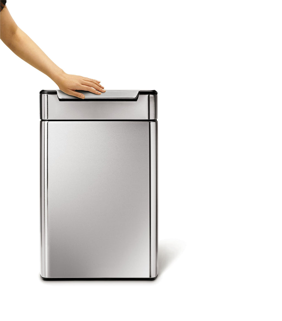 Stainless Steel Dual-Compartment Bin (48L)