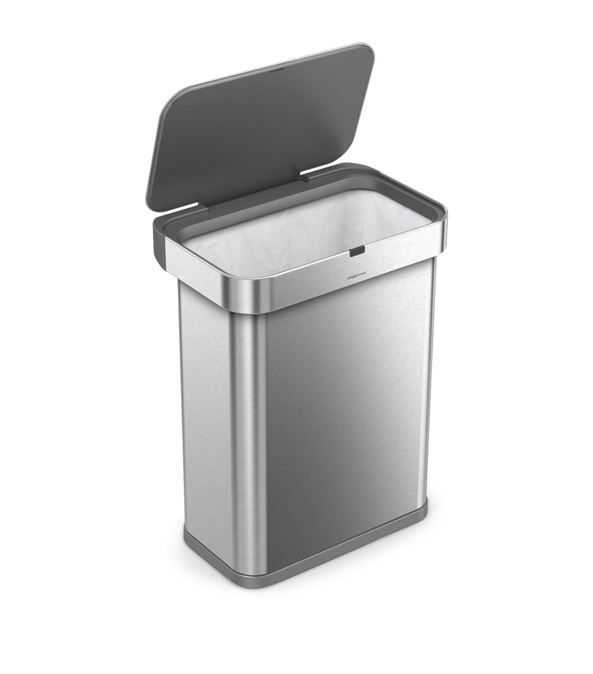 Stainless Steel Voice and Motion Control Sensor Bin (58L) GOODS Harrods   