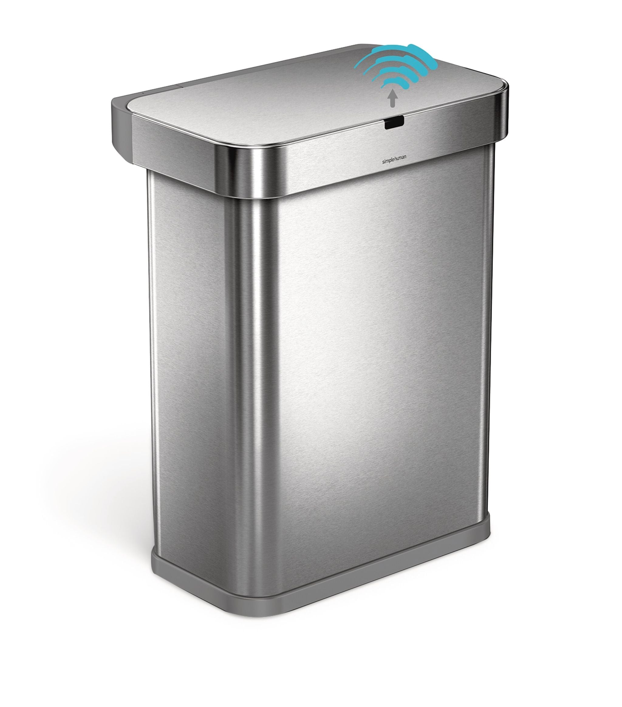 Stainless Steel Voice and Motion Control Sensor Bin (58L) GOODS Harrods   