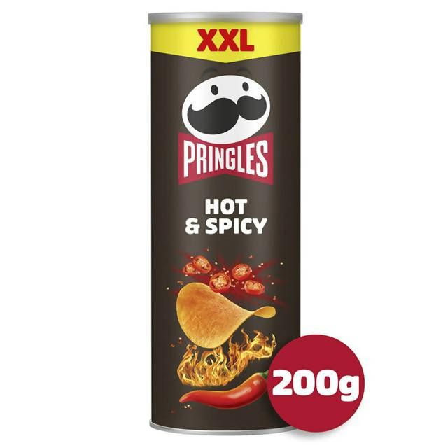 Pringles Hot & Spicy Flavour Crisps 200g | McGrocer