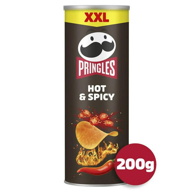 Pringles Hot & Spicy Flavour Crisps 200g