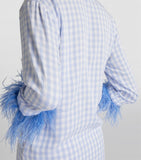 Feather-Trimmed Party Pyjama Set GOODS Harrods   