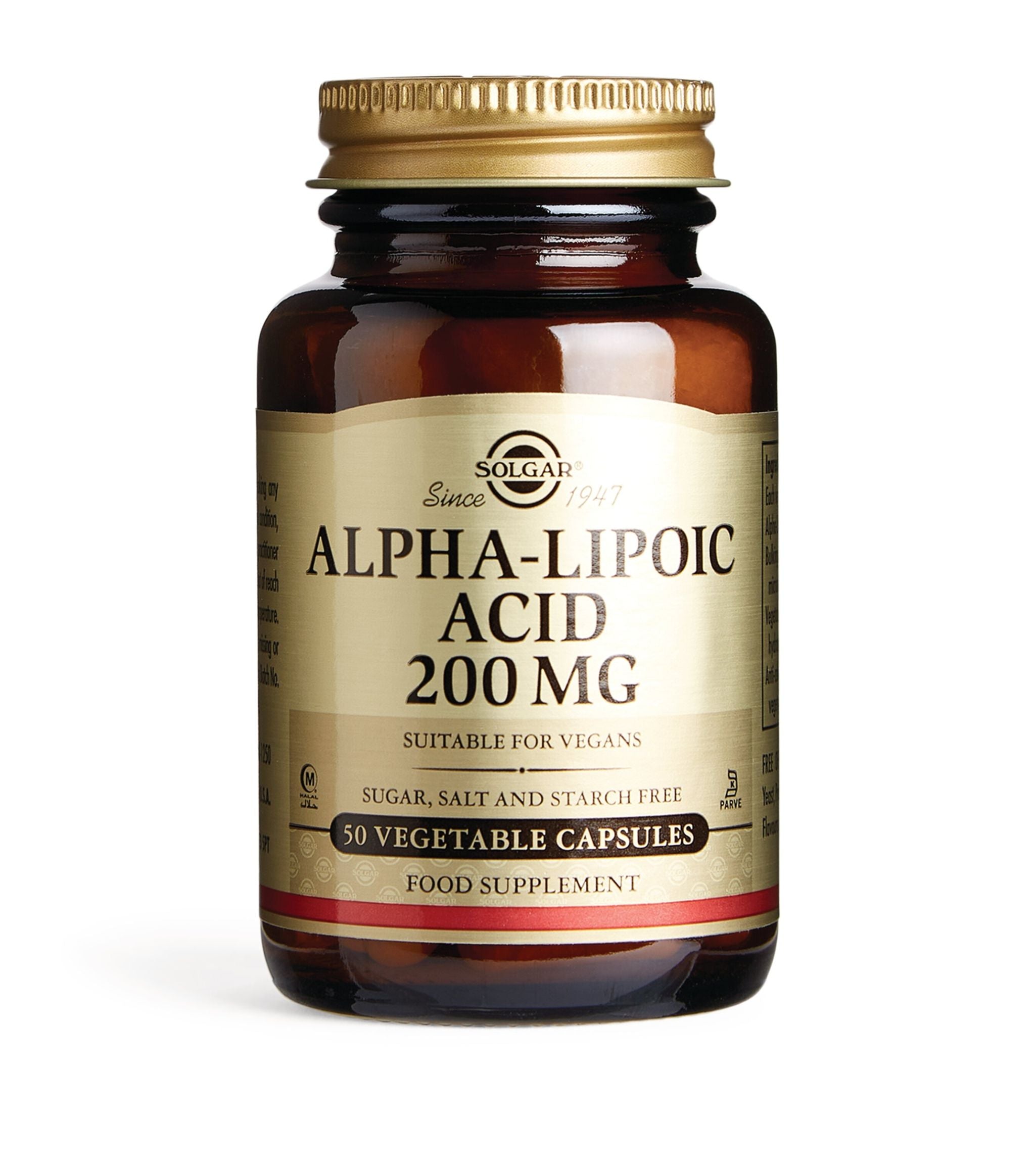 Alpha-Lipoic Acid 200mg (50 Vegetable Capsules) GOODS Harrods   