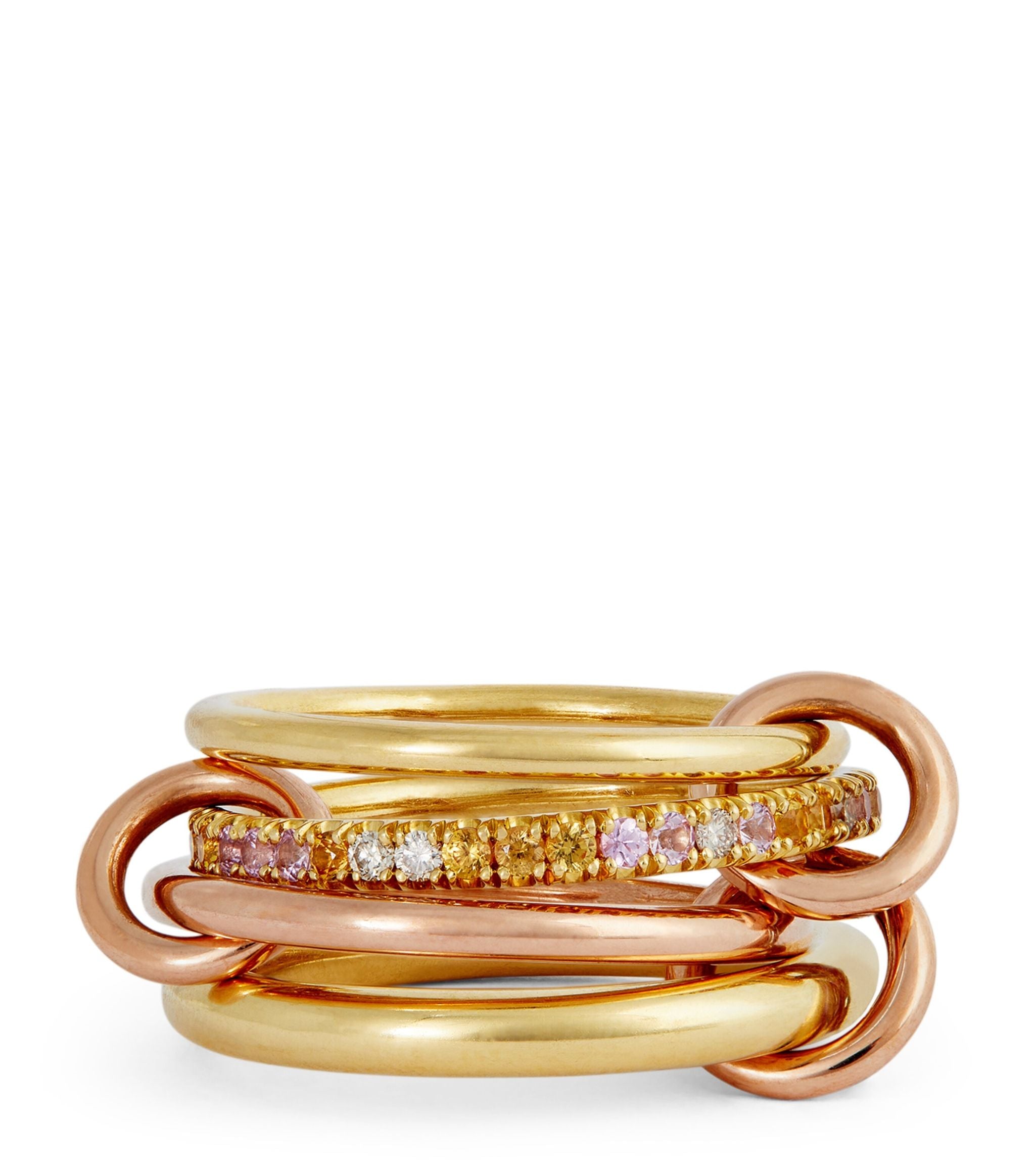 Yellow Gold Nimbus Ring GOODS Harrods   