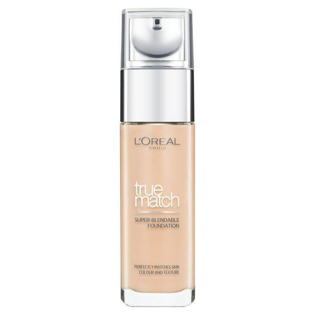 L'Oréal Paris True Match Super-Blendable Foundation 4.N Beige 30ml All Sainsburys   