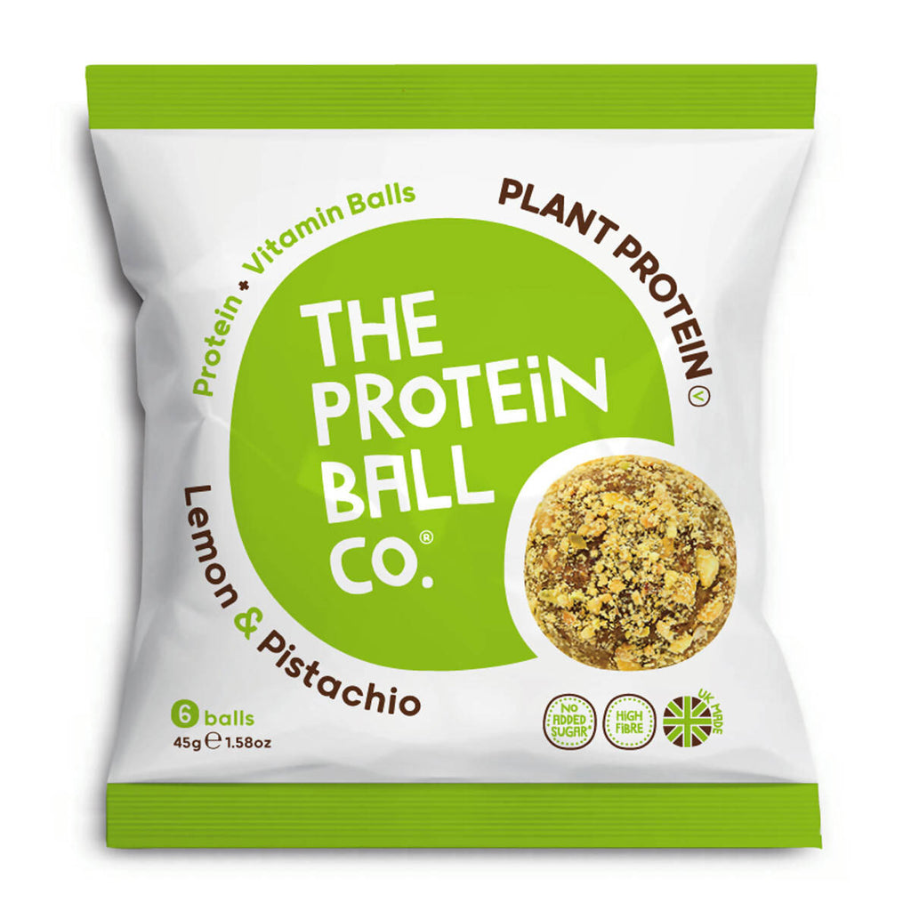 The Protein Ball Co. Lemon & Pistachio, 20 x 45g