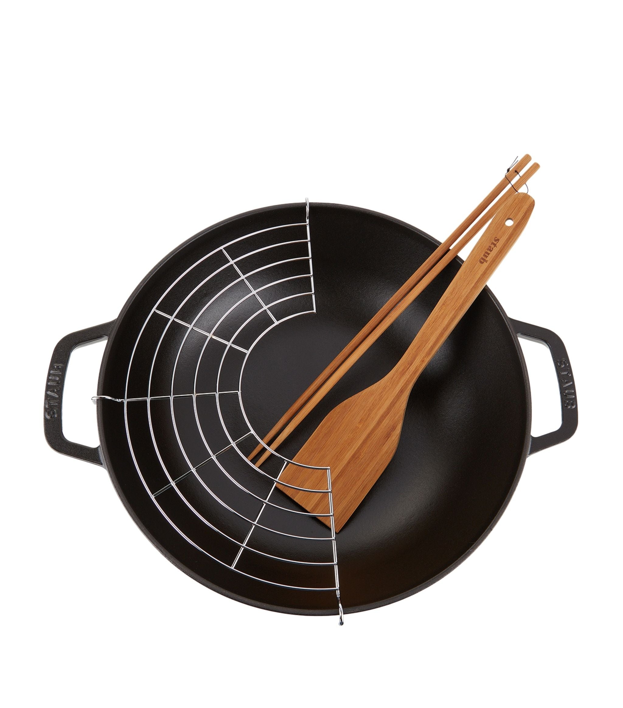 Black Perfect Pan Wok (30cm) GOODS Harrods   