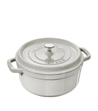 STAUB 28CM ROUND COCOTTE TRUFFLE GOODS Harrods   