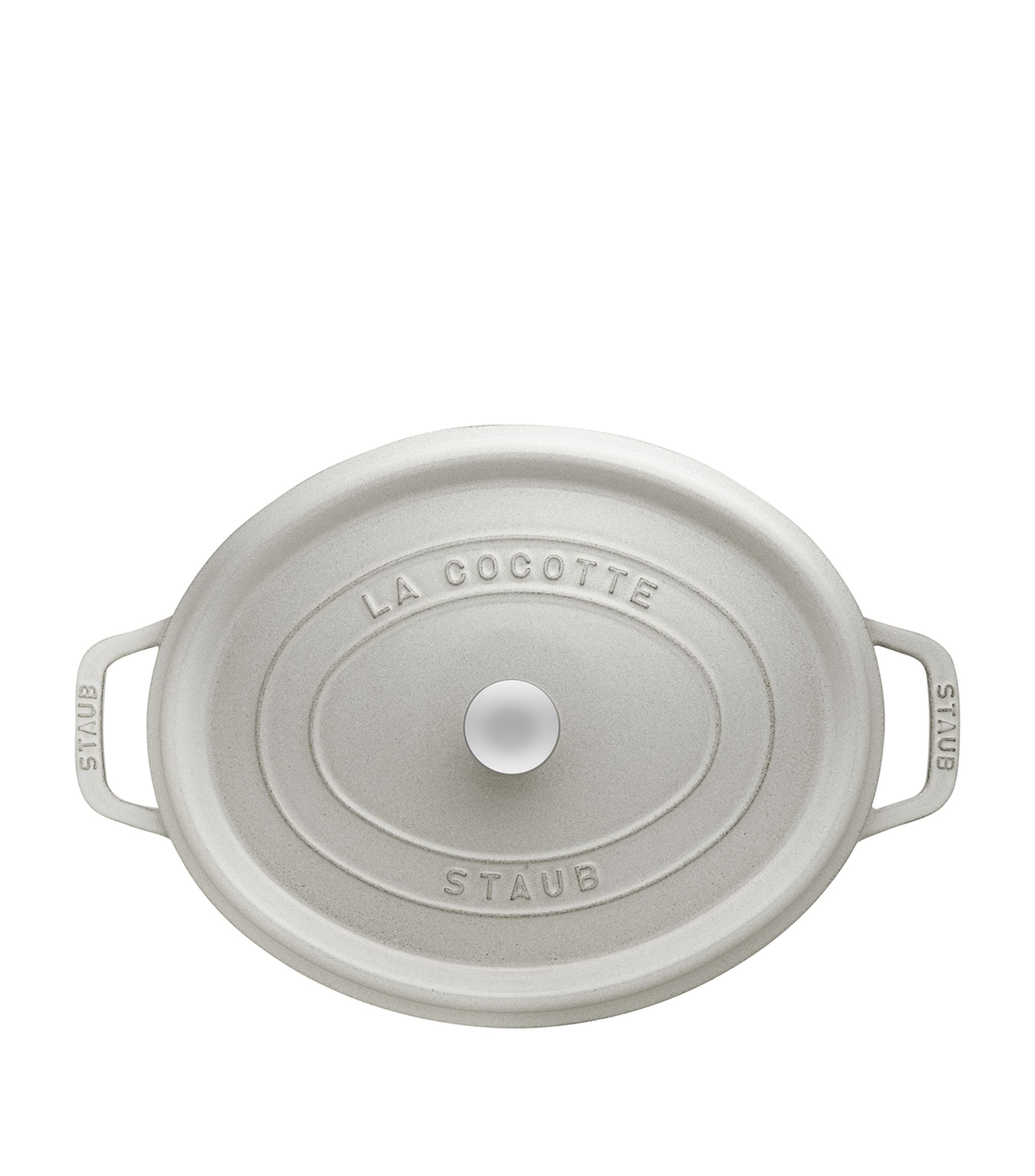 STAUB 31CM OVAL COCOTTE TRUFFLE GOODS Harrods   