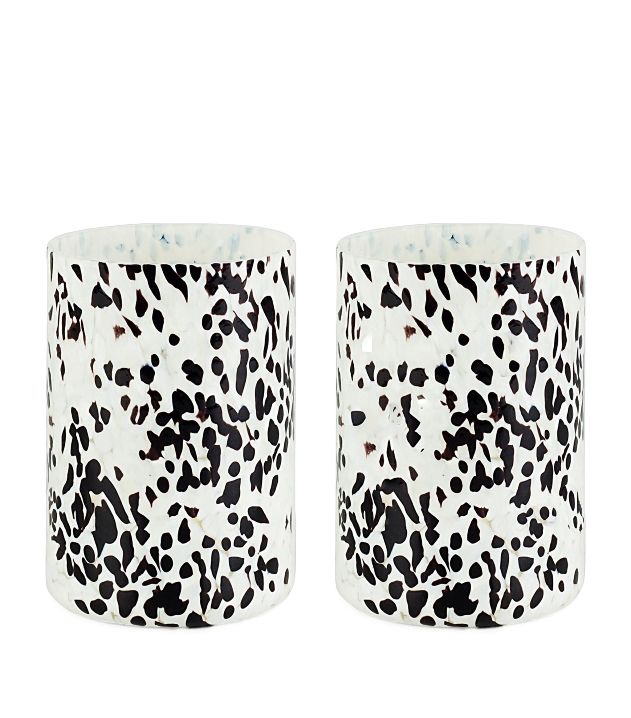 Murano Glass Dalmata Tumblers (Set of 2) GOODS Harrods   