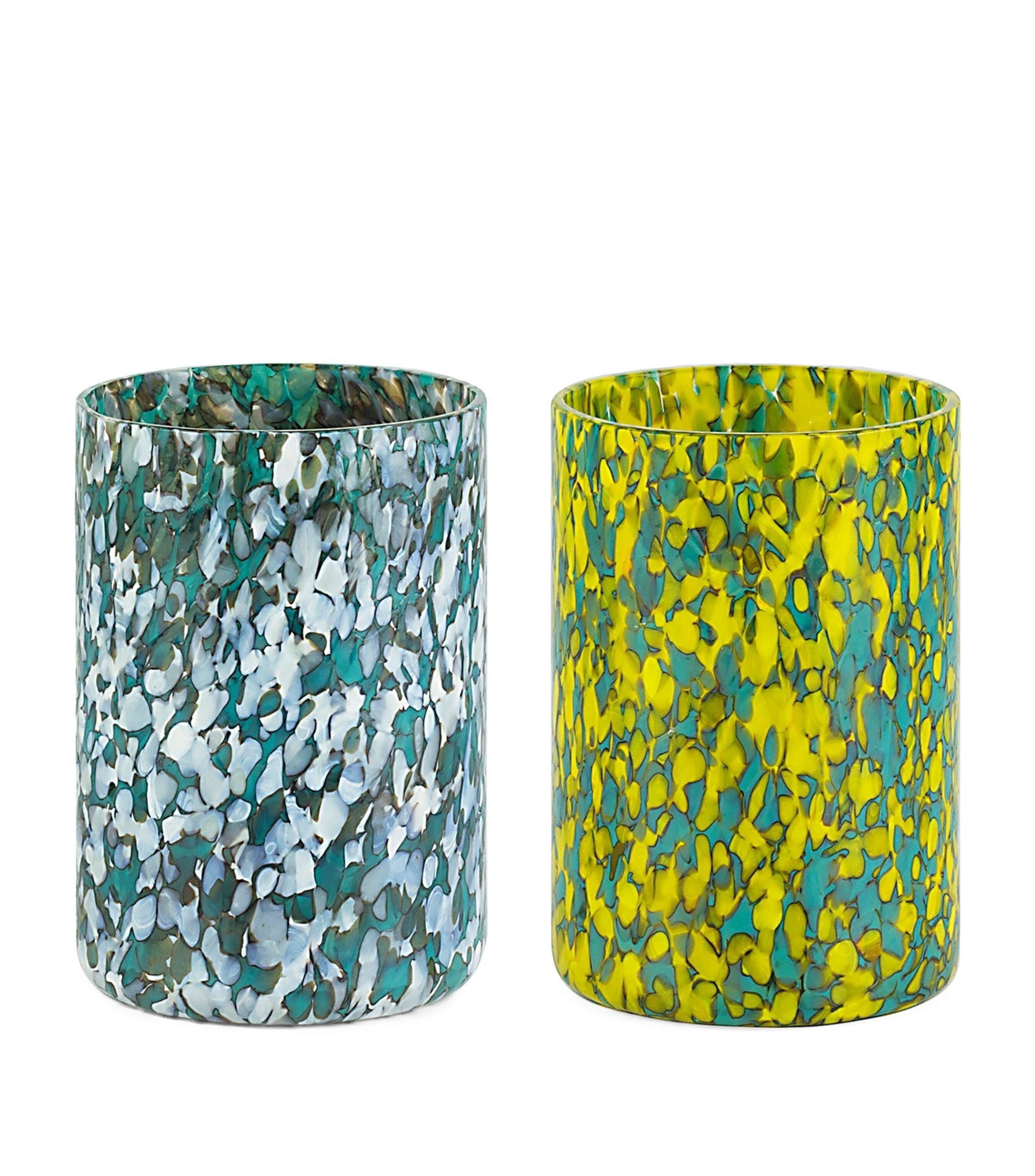 Set of 2 Murano Glass Tumblers (385ml) GOODS Harrods   