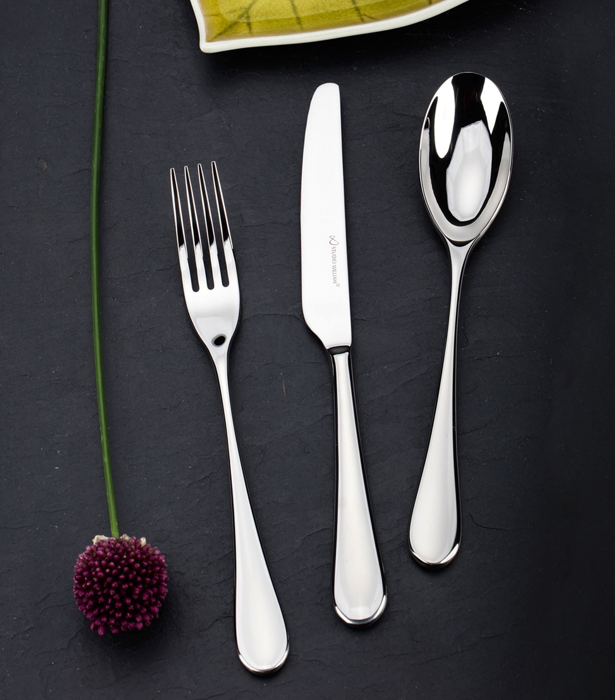 Mulberry Mirror 24-Piece Cutlery Set GOODS Harrods   