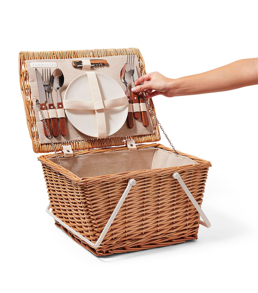 Small Picnic Cooler Basket